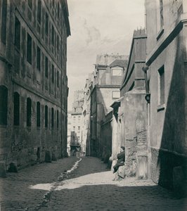 Rue Chartière, Impasse Chartière de la Rue de Reims by Charles Marville