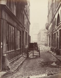 Rue Estienne, de la Rue Boucher, 1862-65 by Charles Marville