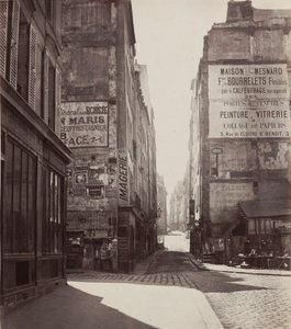 Rue Saint-Jacques, 1864-before February 1867 by Charles Marville