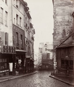 Rue de la Montagne-Sainte-Geneviève near the Intersection of Rue LaPlace by Charles Marville