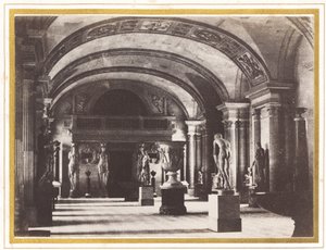 Hall of the Caryatids, at the Louvre Museum