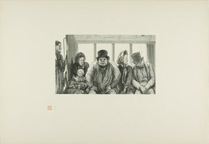 Interior of a Bus by Charles Maurand