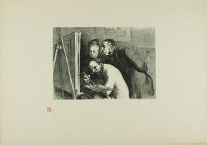 Painter and the Bourgeois by Charles Maurand
