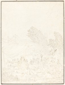 Village Wedding by Charles Melchior Descourtis