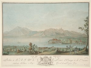 View of Schadau on Lake Thun (after Clement)