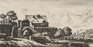 A Water-mill near Saint-Denis by Charles Meryon