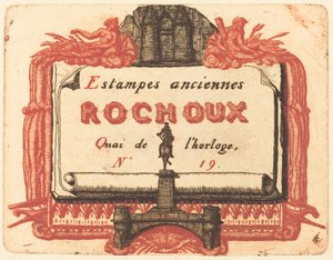 The Address-Card of Rochoux, a Printseller by Charles Meryon