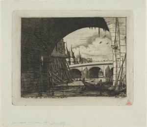 An Arch of the Pont Notre-Dame, Paris