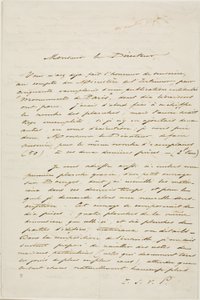 Charles Meryon Autographed Letter