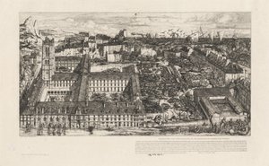 Henry IV College or Napoleon School, Paris by Charles Meryon