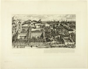 College Henry IV (or Lycée Napoléon), Paris by Charles Meryon