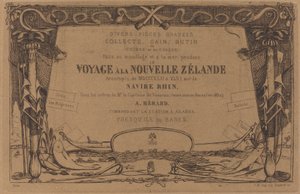 Cover for the Set of Etchings Entitled "A Voyage to New Zealand" by Charles Meryon