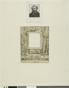 Design for a Frame for the Portrait of Armand Guéraud by Charles Meryon