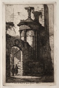 Entrance to the French Capuchin Convent at Athens