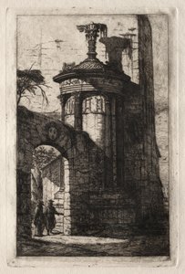 Entrance to the French Capuchin Convent at Athens