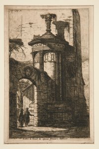 Entrance to the French Capuchin Monastery in Athens