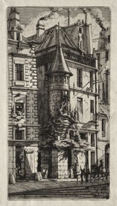 Etchings of Paris: House with a Turret, Weavers