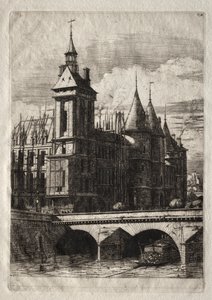 Etchings of Paris: The Clock Tower