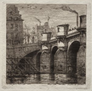 Etchings of Paris: The New Bridge