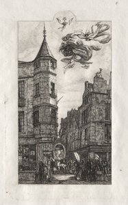 Etchings of Paris: Tourelle, rue de l