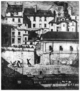 La Morgue, c1841-1868, 1924 by Charles Meryon
