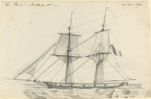La Panne by Charles Meryon