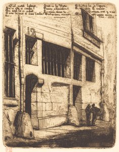 The Street of the Bad Boys, Paris by Charles Meryon