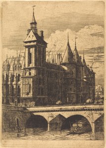 The Clock Tower, Paris by Charles Meryon