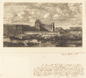 The Old Louvre, from a Painting by Zeeman, 1651