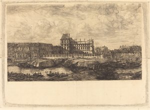The Old Louvre, from a Painting by Zeeman, 1651