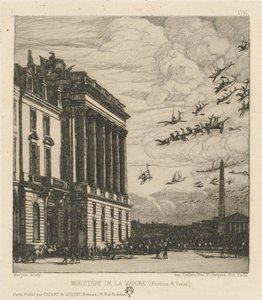 The Admiralty, Paris by Charles Meryon
