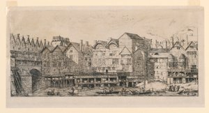 Part of the City towards the End of the 17th Century by Charles Meryon