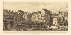 View of the City of Paris Towards the Close of the XVIIth Century by Charles Meryon