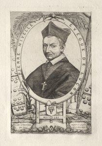 Pierre Nivelle, Bishop of Luçon by Charles Meryon