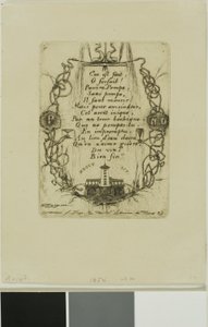 Pump Notre-Dame, Paris, small plate by Charles Meryon