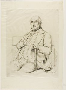 Portrait of Casimir le Conte by Charles Meryon