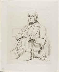 Portrait of Casimir le Conte by Charles Meryon