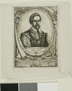 Portrait of René de Laudonnière Sablais (de Burdigale) by Charles Meryon