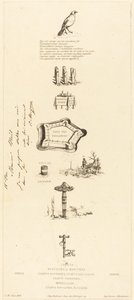 Rebus: "Beranger was not really strong, for he never had the key of the fields" by Charles Meryon