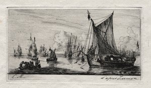 South Sea Fishers by Charles Meryon
