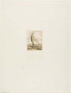 Swift-Sailing Proa, Mulgrave Archipelago, Oceania by Charles Meryon