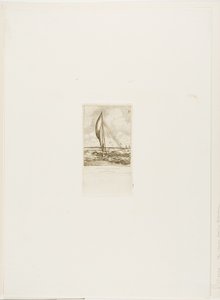 Swift-Sailing Proa, Mulgrave Archipelago, Oceania by Charles Meryon