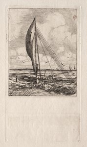 Swift Sailing Proa, Mulgrave Archipelago, Oceania, 1866 by Charles Meryon