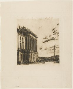 The Admiralty, Paris by Charles Meryon