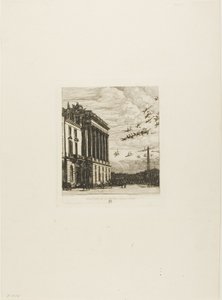 The Admiralty, Paris by Charles Meryon