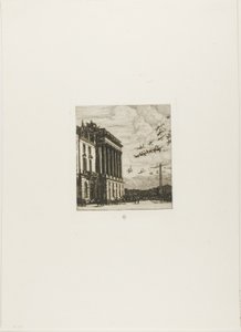 The Admiralty, Paris by Charles Meryon