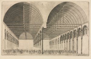 The Antechamber of the Palace of Justice, Paris by Charles Meryon