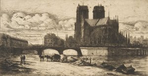 The Apse of Notre-Dame, Paris, 1854