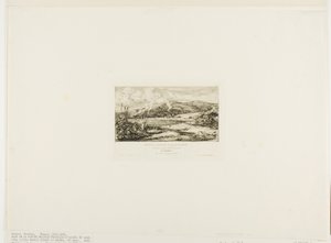 The Little French Colony at Akaroa, 1845 by Charles Meryon