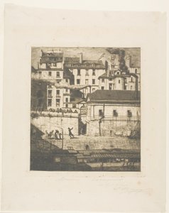 The Mortuary, Paris by Charles Meryon